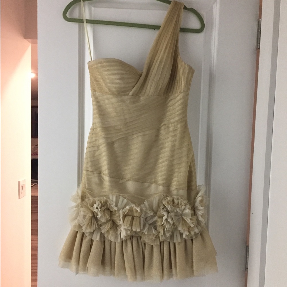 BCBG Gold dress